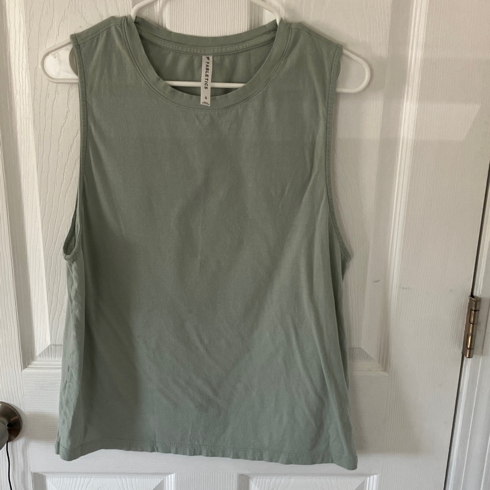 Fabletics Sleeveless Top in Soft Green
